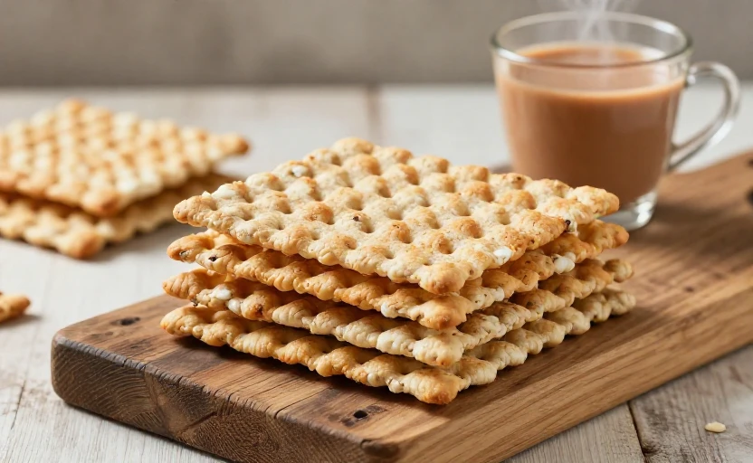 Chai time alert! These herby garlic ragi crackers are here to replace those greasy samosas