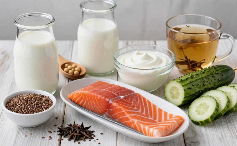 7 foods and drinks that may help manage menopause hot flashes