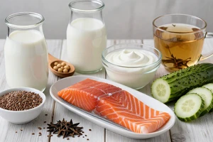 7 foods and drinks that may help manage menopause hot flashes