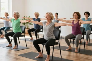 Daily habits to improve balance for yoga beginners over 50