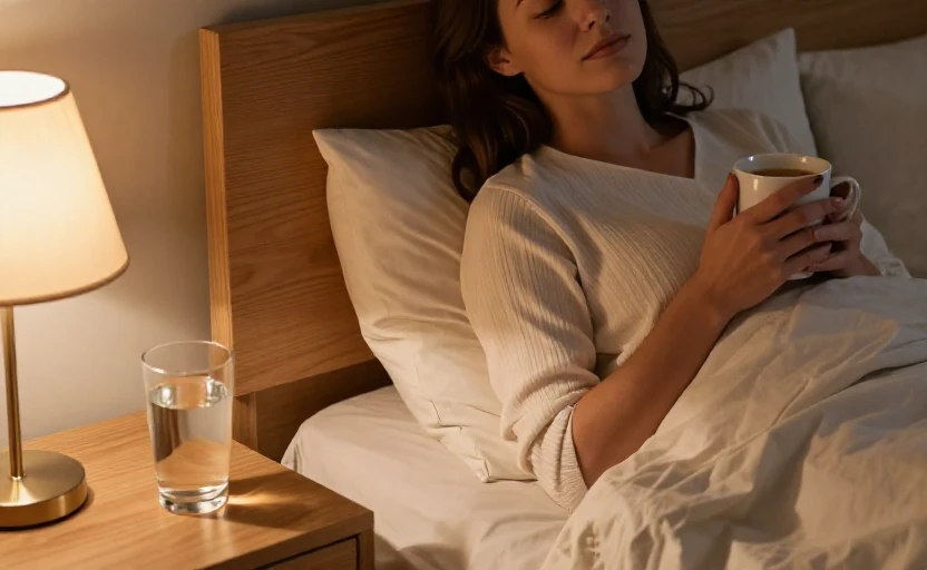 7 bedtime drinks to help cool night sweats and hot flashes