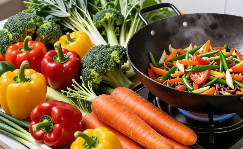 How to Use Seasonal Vegetables for Fast, Fresh Vegetarian Stir-Fries