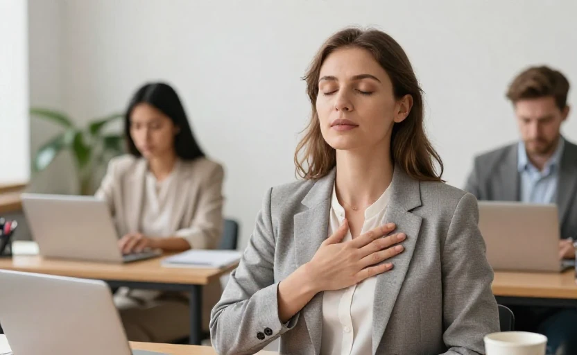 How Therapists Recommend Managing Sudden Anxiety During the Workday