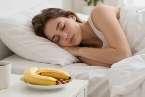 How your pre-bed snack impacts sleep quality and next-day stress