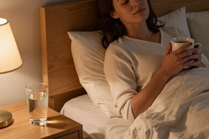 7 bedtime drinks to help cool night sweats and hot flashes