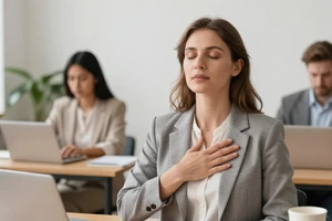 How Therapists Recommend Managing Sudden Anxiety During the Workday