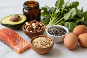 what dietitians recommend eating to combat dry scalp and frizz