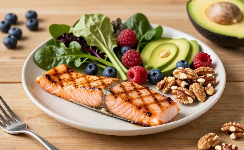 Foods that fight inflammation to ease menopause hot flashes