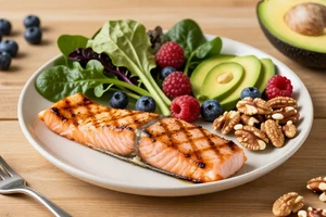 Foods that fight inflammation to ease menopause hot flashes