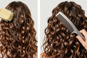 the common brushing mistake that worsens split ends for curls
