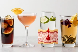 The 2 Drinks That Can Worsen Wrinkles (And Healthier Swaps)