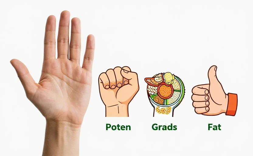 How to Use Your Hand for Portion Control: A Dietitian's Method