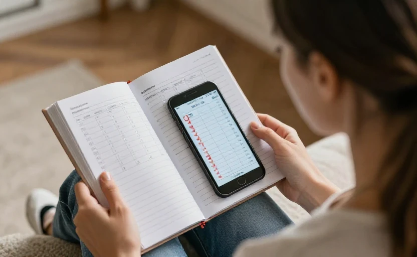 Tracking your cycle for clues: a symptom log explainer
