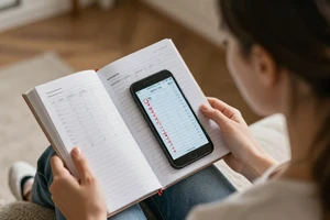 Tracking your cycle for clues: a symptom log explainer