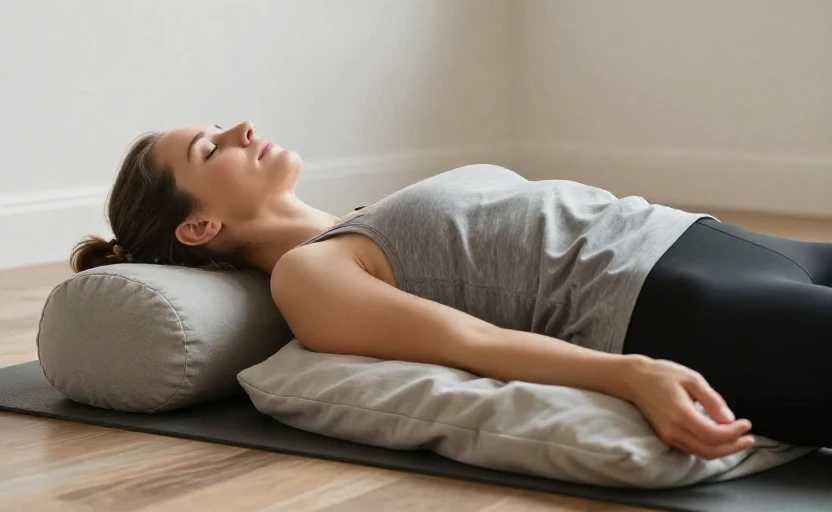 A physiotherapist's guide to restorative yoga poses for stress recovery