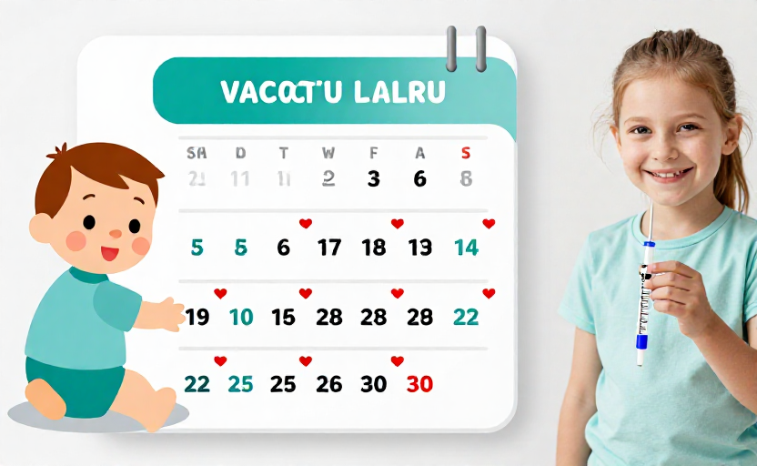 Pediatrician-recommended vaccination timelines for infants and children