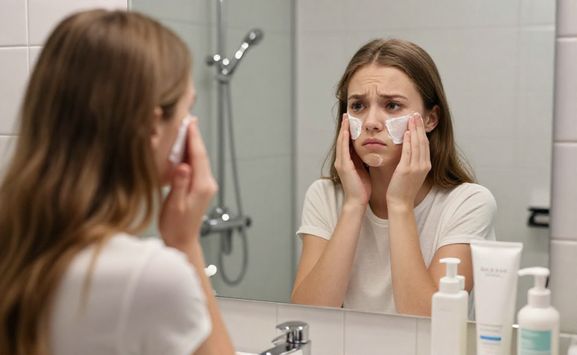 Stop making these 2 morning skincare mistakes with teenage skin
