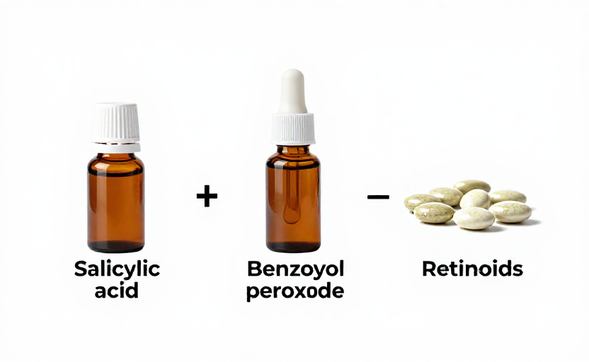 Salicylic Acid, Benzoyl Peroxide, and Retinoids: A Simple Guide to Acne-Fighting Ingredients