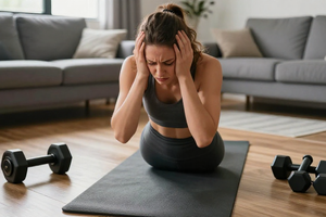 The Common Home Workout Habit That Leads to Plateaus, According to Coaches