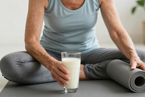 What to drink for bone health: 3 calcium-rich options for older yogis