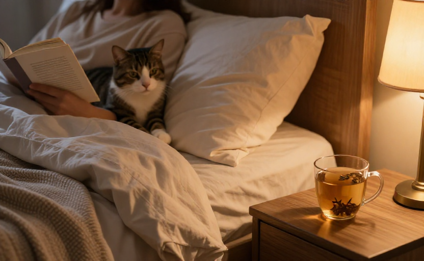 What sleep specialists recommend for a 30-minute pre-bed wind down