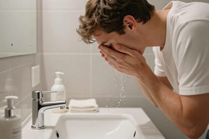 Why the timing of your face wash matters for acne-prone skin