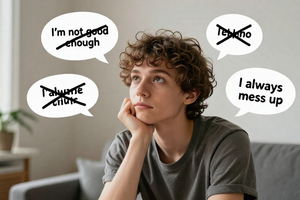 What to avoid saying to yourself when your self-esteem dips
