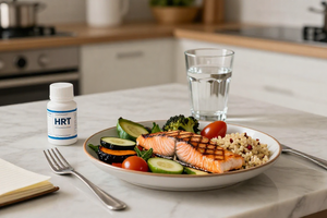 Expert-backed advice on combining diet and HRT for better symptom management