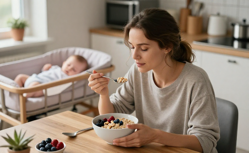 What to Eat to Support Mood After Childbirth, According to Dietitians