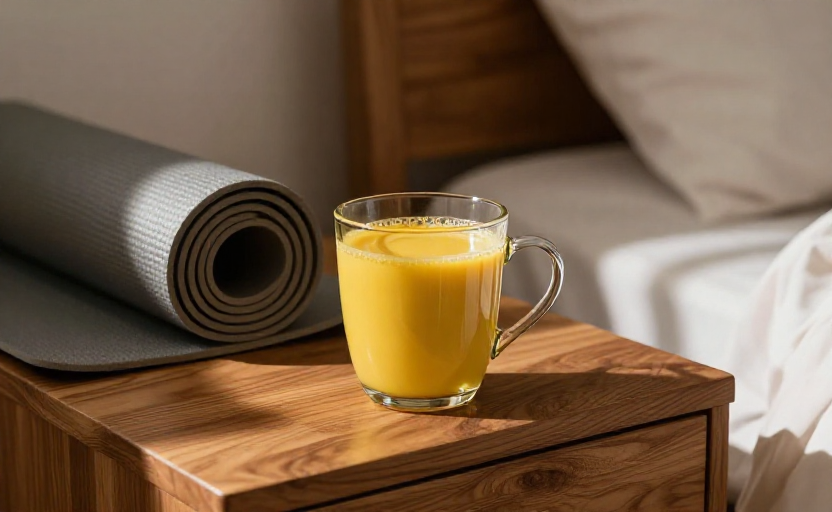 What to drink before bed to improve sleep and muscle repair in yoga