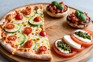 3 quick & easy gluten-free pizzas using summer zucchini and tomatoes