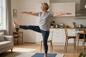 4 expert-backed exercises for improving balance in seniors at home