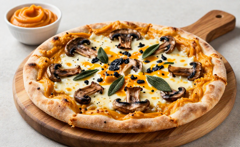Dietitian-approved: quick gluten-free pizza dough with pumpkin for fall
