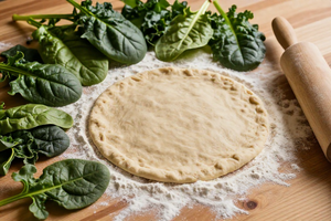 The time-saving trick for gluten-free pizza dough using seasonal greens