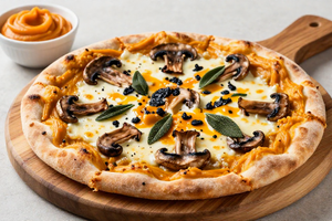 Dietitian-approved: quick gluten-free pizza dough with pumpkin for fall
