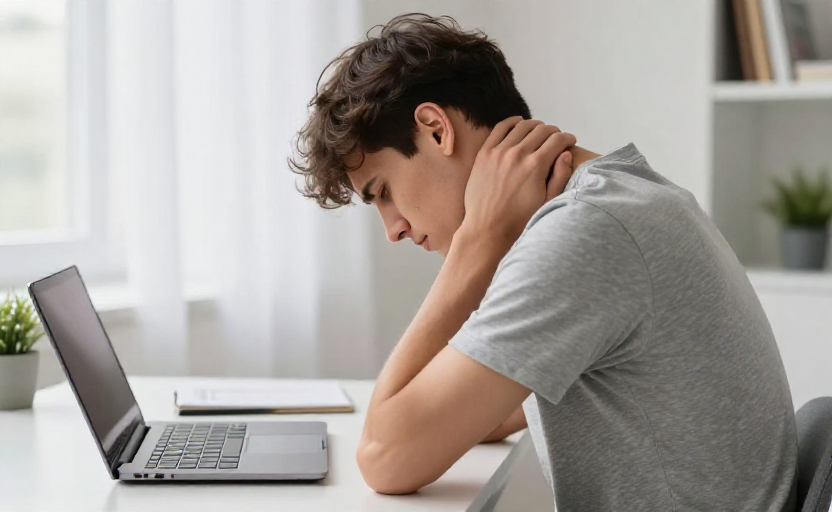 The mid-morning habit mistake that worsens rounded shoulders and neck pain