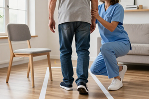 One quick balance test caregivers can use to spot early mobility problems