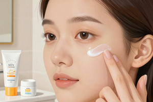 What dermatologists recommend for the first signs of fine lines around the eyes