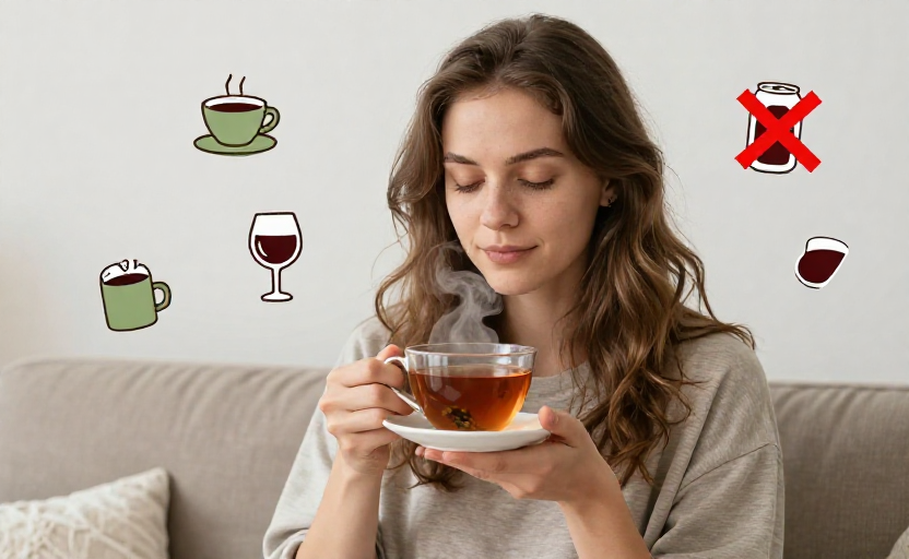 3 drinks to limit when managing heavy periods with hormonal contraception