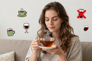 3 drinks to limit when managing heavy periods with hormonal contraception