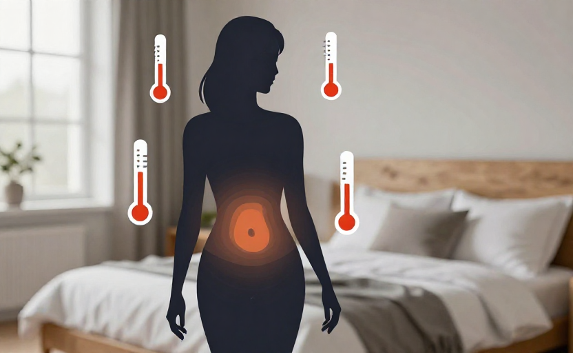 A practical explainer on how menopause weight gain affects hot flash severity