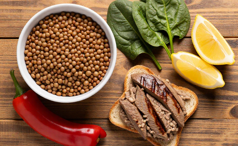 4 iron-rich foods to add when managing heavy menstrual flow
