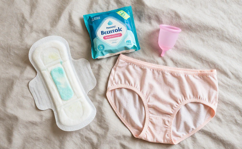 What gynecologists recommend for overnight heavy bleeding protection