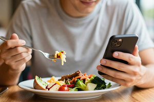 3 signs your distracted eating habits may be sabotaging your fullness cues