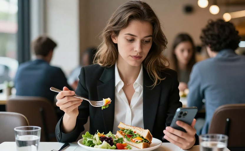 6 common mindful eating mistakes busy adults make at lunch