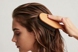 The over-brushing mistake that breaks hair when your scalp is already irritated