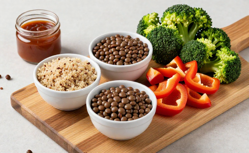 3 make-ahead strategies for quick vegetarian dinners, per dietitians