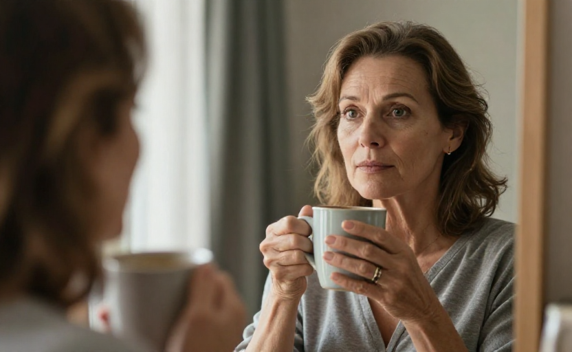 What experts recommend drinking to improve skin plumpness after menopause