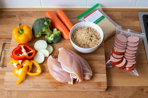 6 foods to prep now for fast freezer-friendly one-pan meals