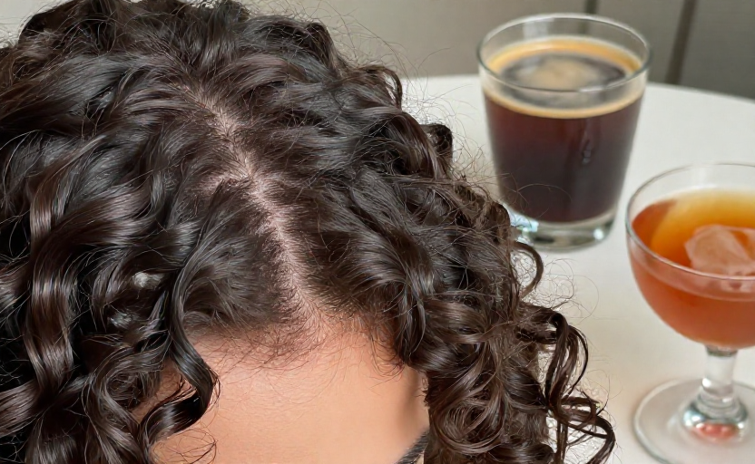 2 drinks that can worsen frizz and scalp itch in curly hair